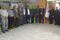 مراسم تقدیر از زحمات و تلاشهای معاون آموزشی موسسه